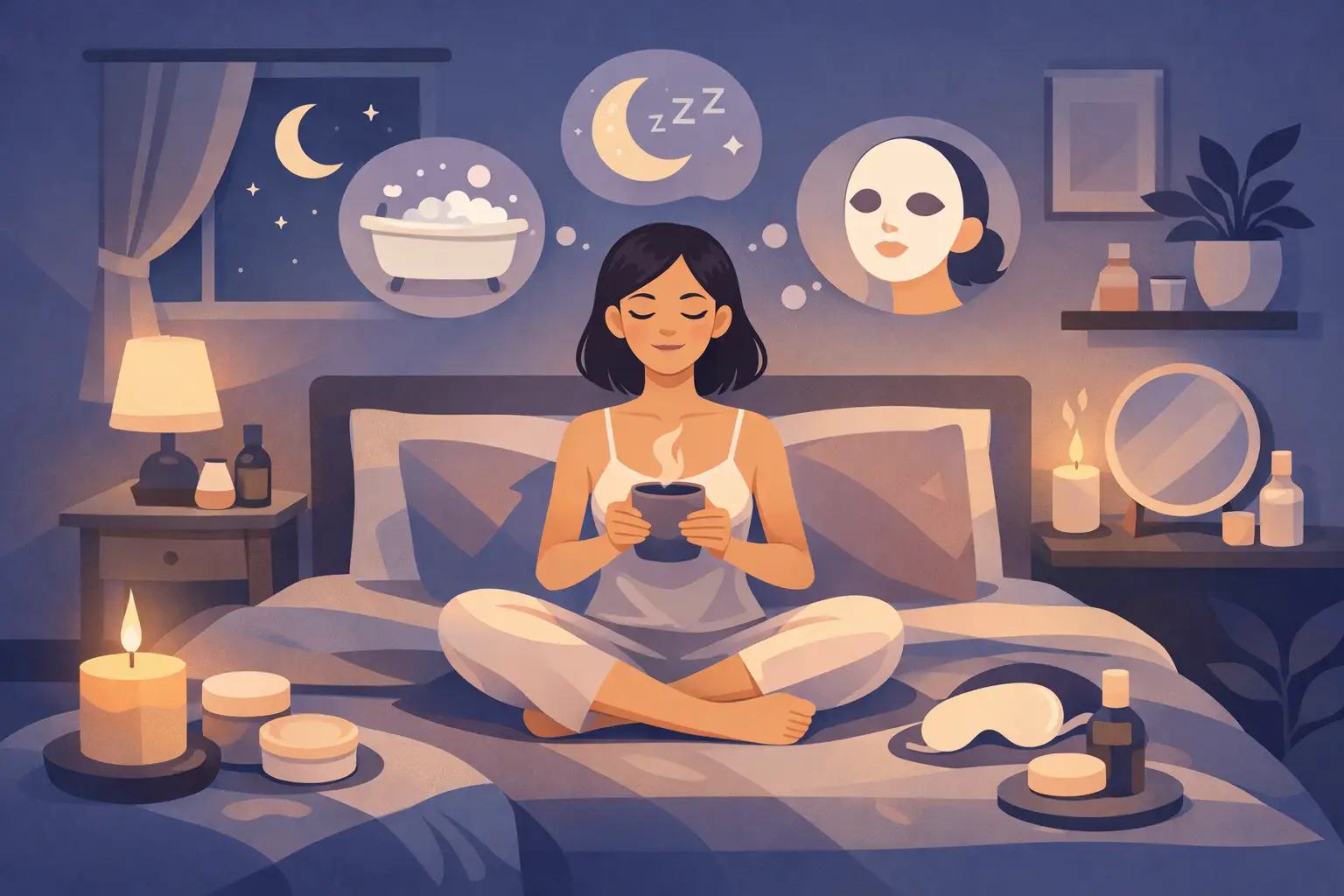10 Simple Self Care Ideas for Your Night Routine