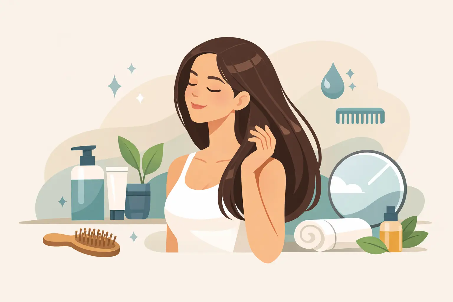 Healthy Looking Hair Routine That Feels Simple