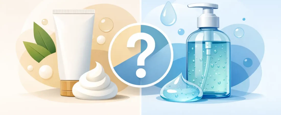 Cream Cleanser vs Gel Cleanser: Which Fits You?