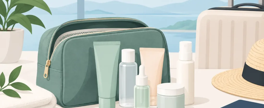 How to Build a Travel Skincare Pouch That Works