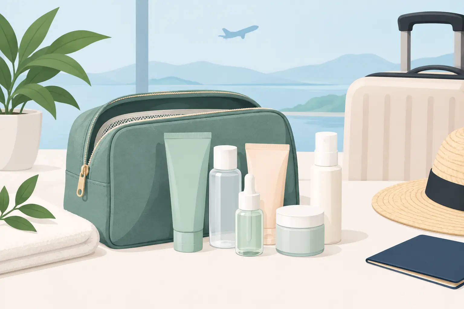 How to Build a Travel Skincare Pouch That Works
