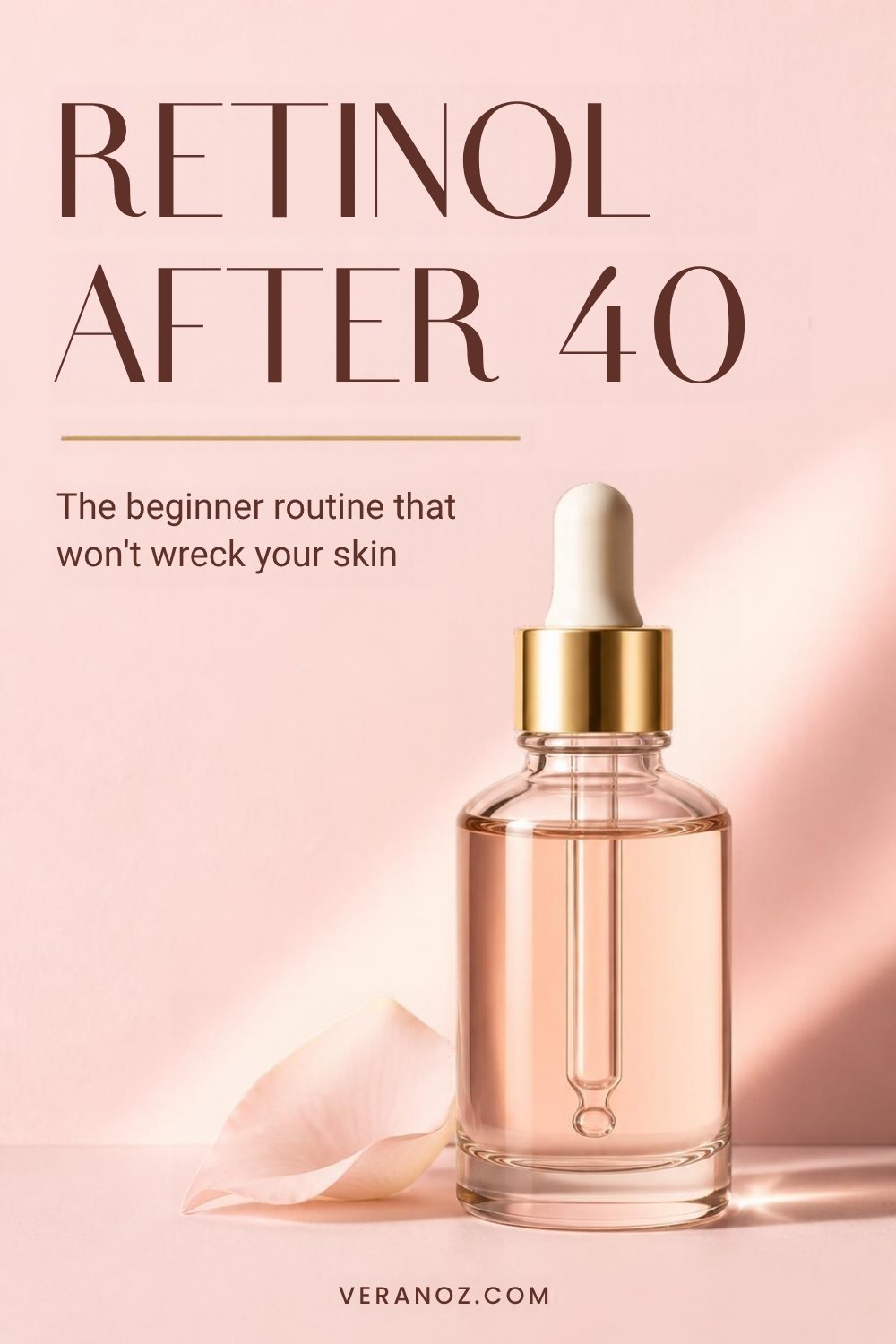 Retinol after 40 beginner routine