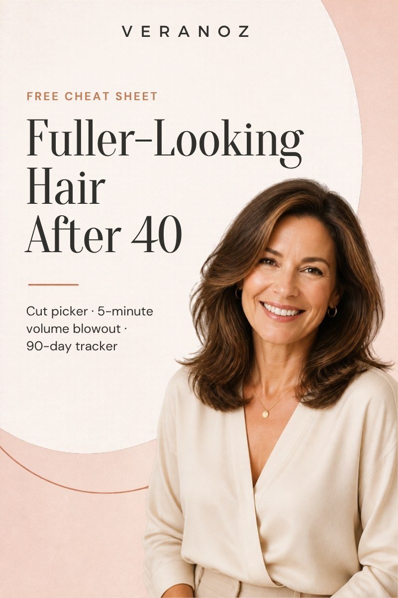 Fuller-Looking Hair After 40 free cheat sheet cover