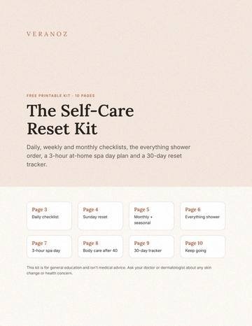 The Self-Care Reset Kit free printable cover